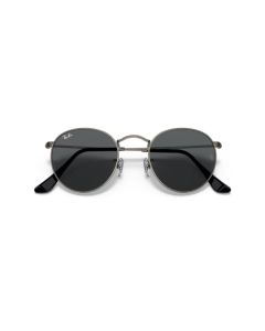 Óculos de Sol Ray-Ban Round Metal RB3447 Chumbo Envelhecido 