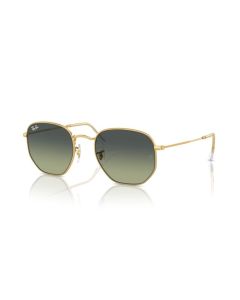 Óculos de Sol Ray-Ban Hexagonal Flat Lenses RB3548N Dourado Arista